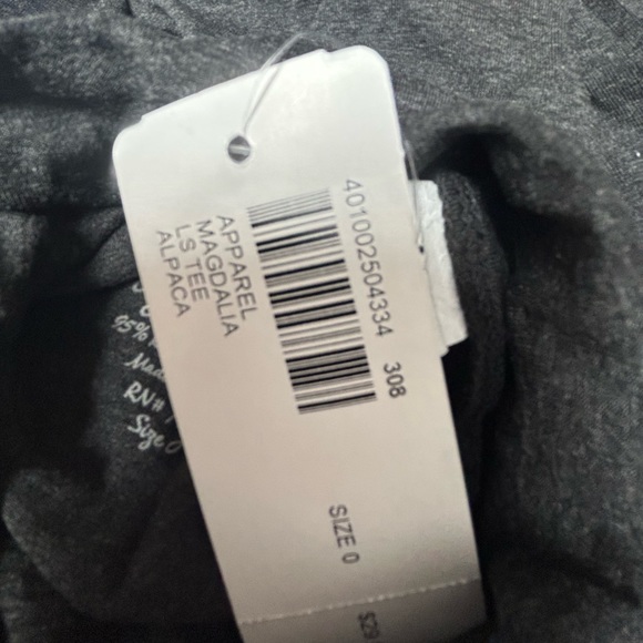 Chicos Magdalia Long Sleeve Turtleneck Alpaca Gray NWT 0 - Picture 5 of 6